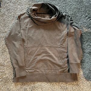 L.L.Bean Tan Cowl Neck Sweatshirt